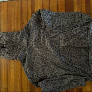 Leopard Print Hoodie
